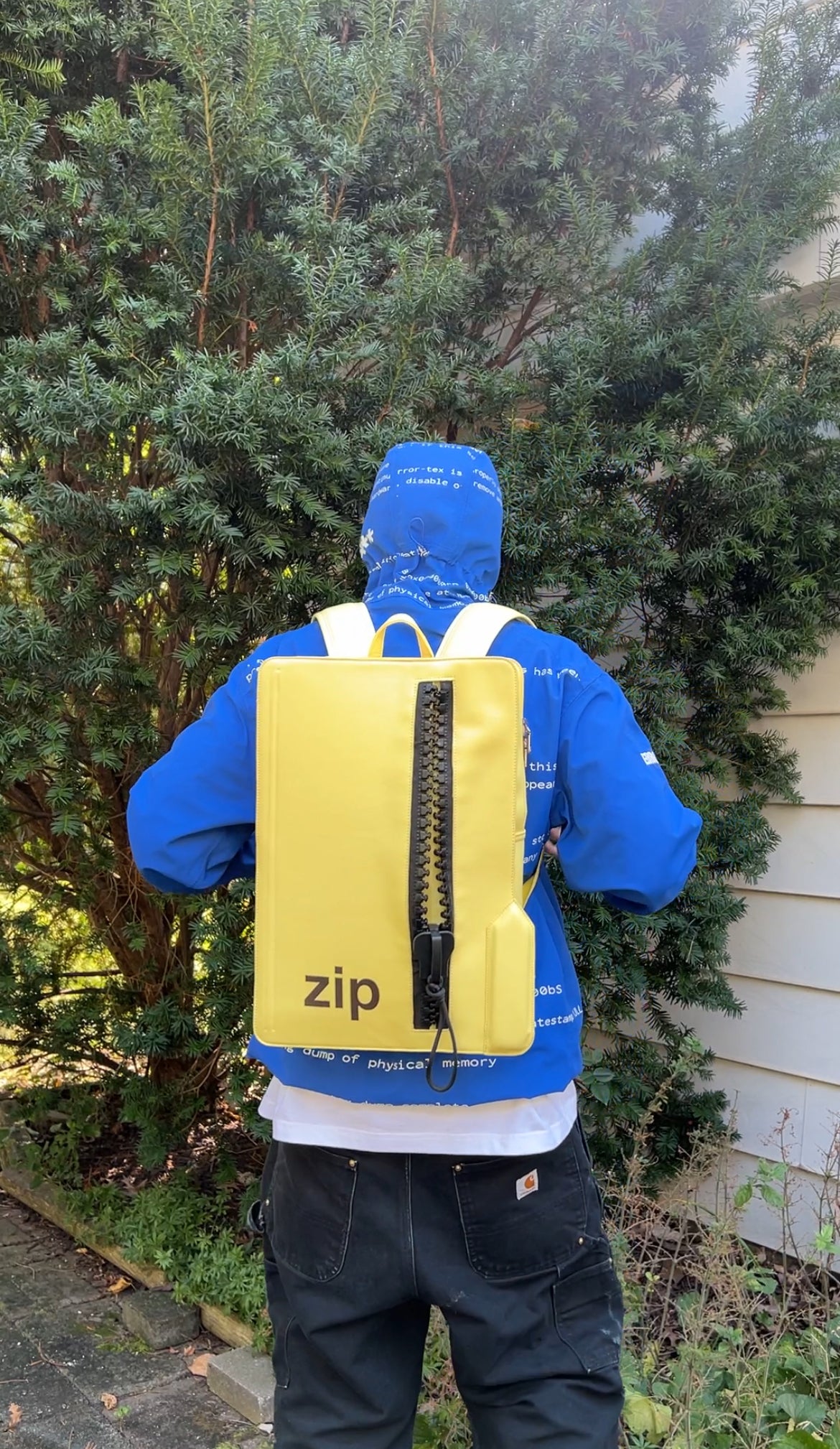 Zip File Backpack – Lilonesock