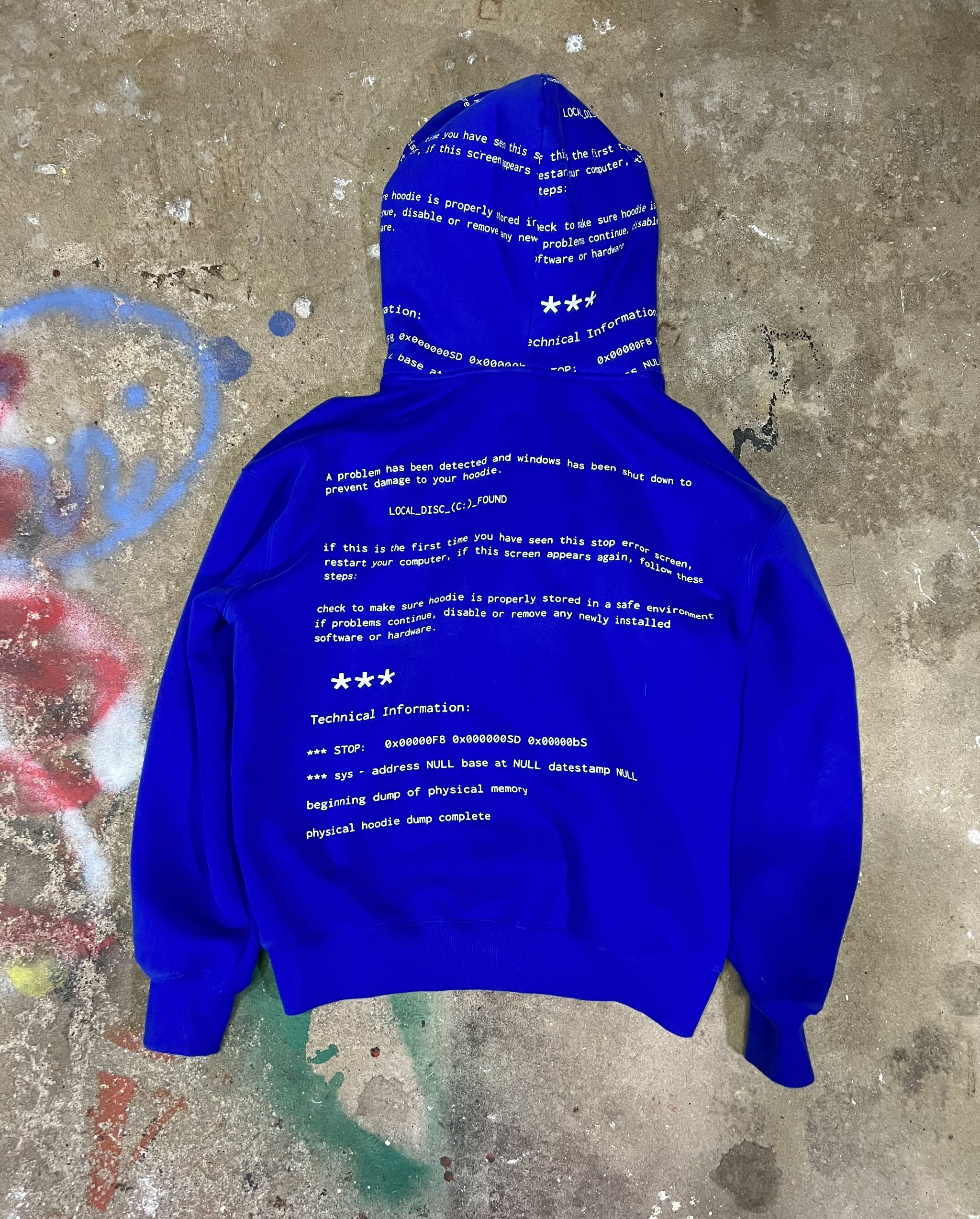 lilonesock error hoodie XS 青 Error Hoodie* (blue) – Lilonesock