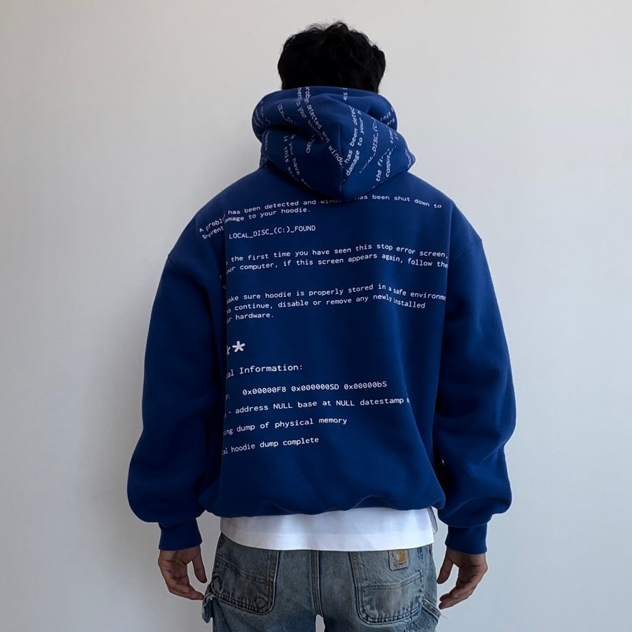 Error Hoodie* (blue) – Lilonesock