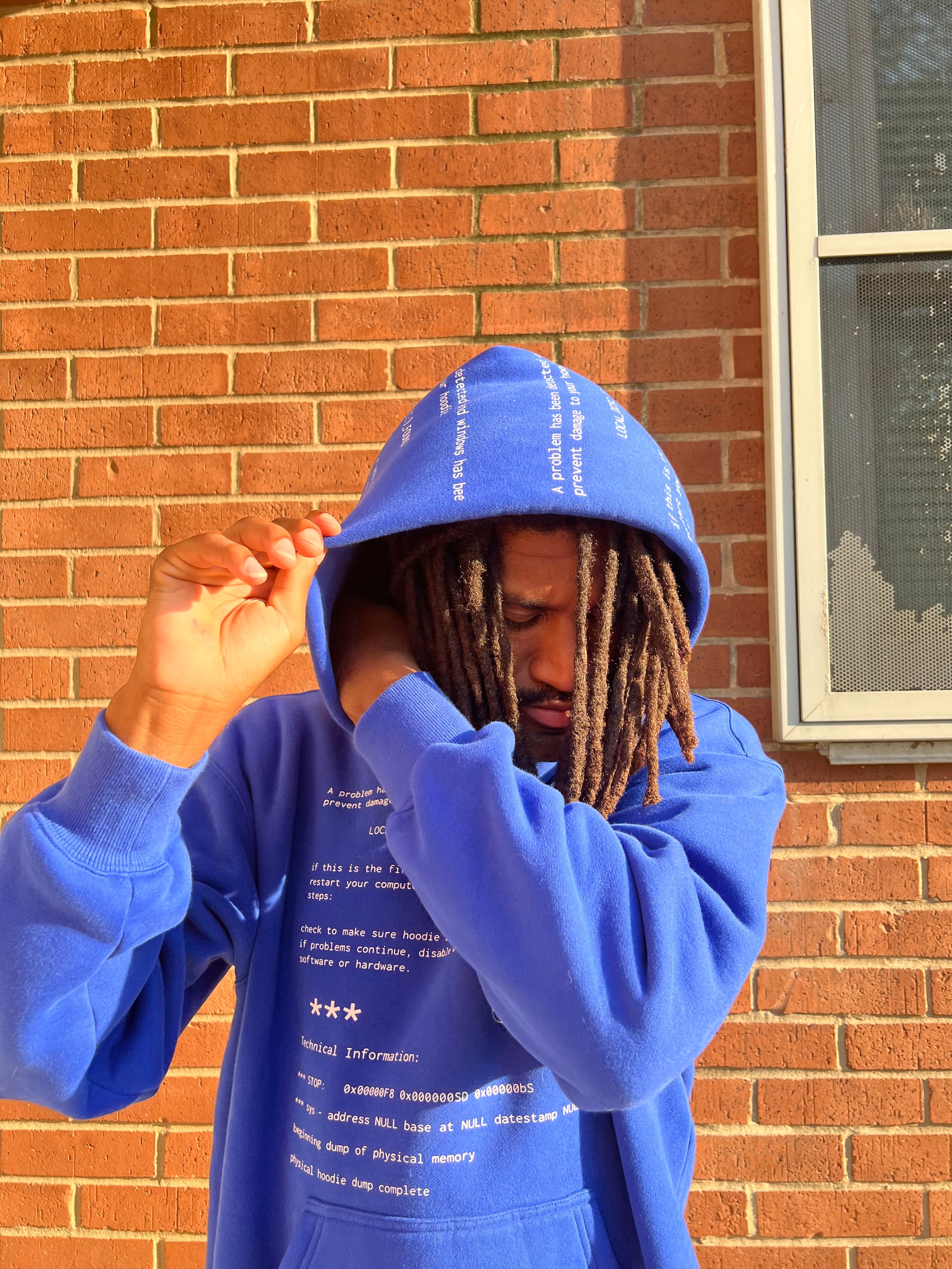 Error Hoodie* (blue) – Lilonesock