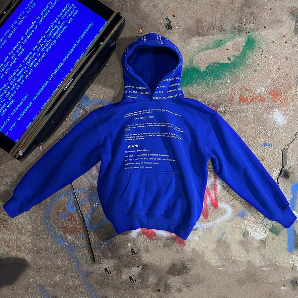 Error Hoodie* (blue) – Lilonesock