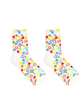 Load image into Gallery viewer, AppleVuitton Socks
